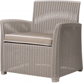 Gardenia Resin Wicker Hospitality Club Chair with Cushion